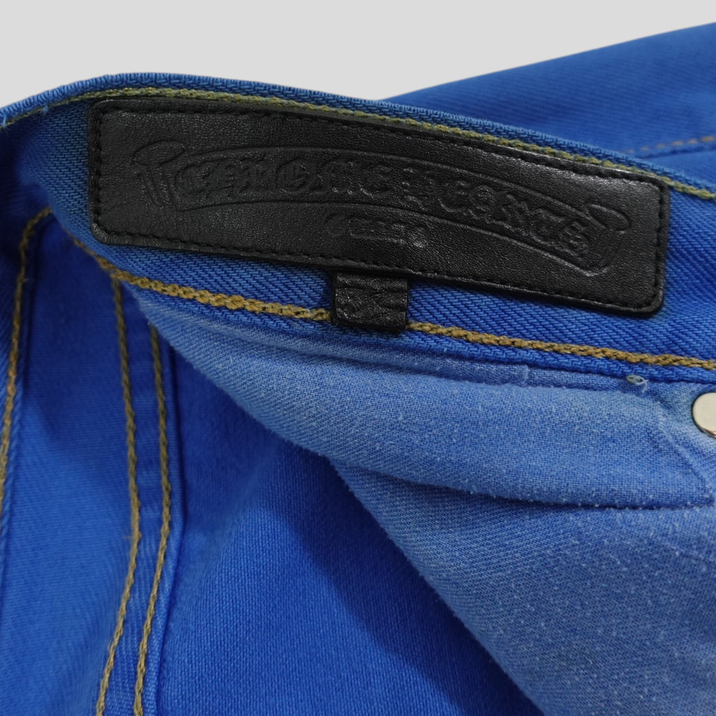 Chrome Hearts Levis Cross Patch Jeans in Blue